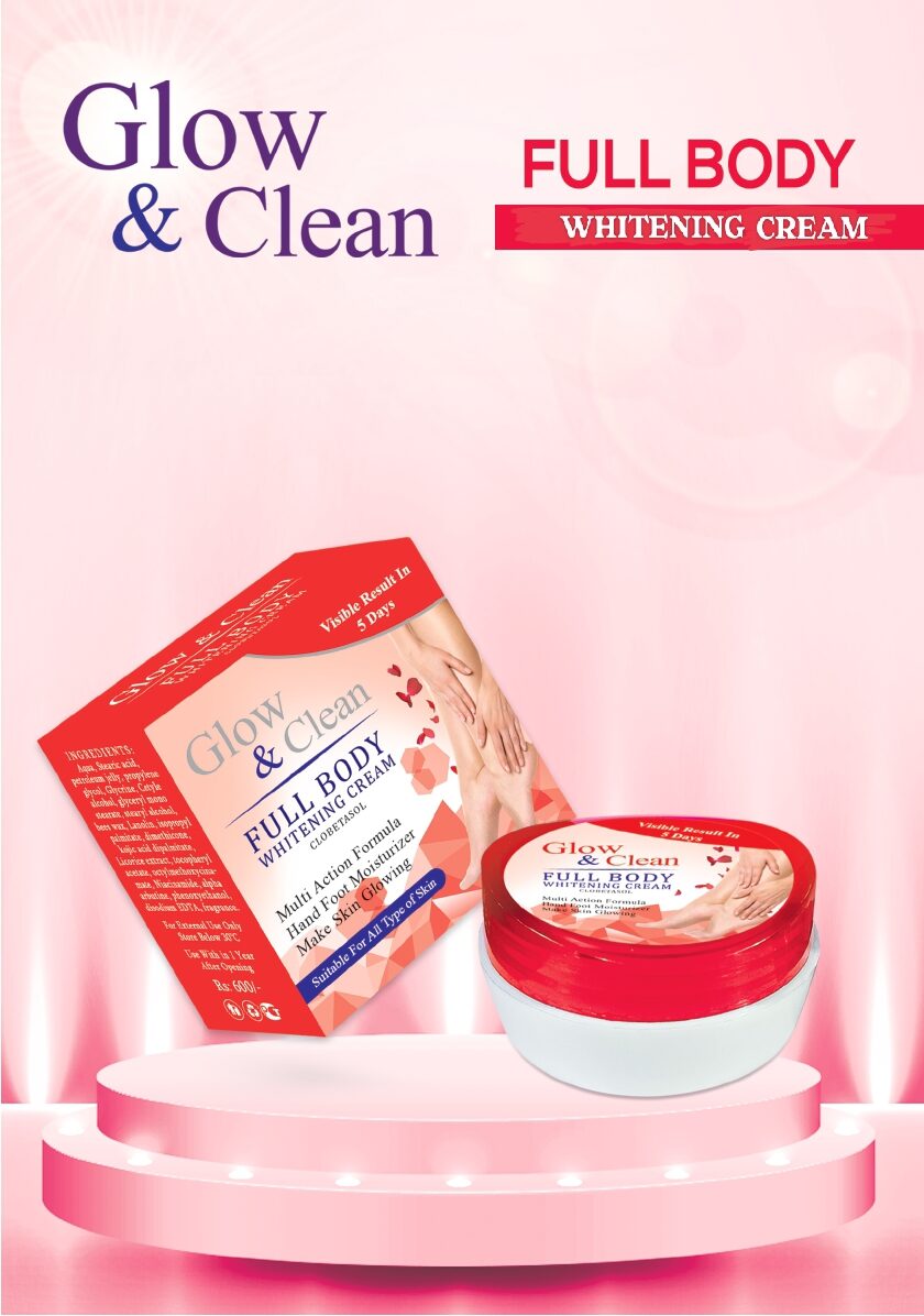 Glow And Clean Full Body Whitening Cream Price In Pakistan