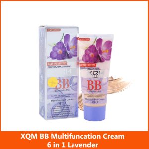 XQM BB Cream Blemish Base 6 in 1 Multifunction Cream Baby Face Foundation (Lavender)