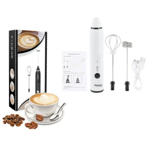 Coffee beater Electric 3 Modes USB Speed Adjustable Electric Milk Frother Coffee and Egg Beater