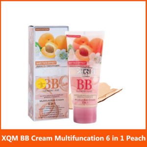 XQM BB Cream Blemish Base 6 in 1 Multifunction Cream Baby Face Foundation (Peach)