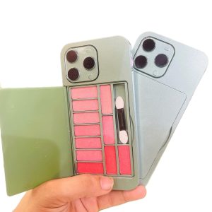 Iphone Shaped 11 Color Eyeshadow Palette with Mirror Back