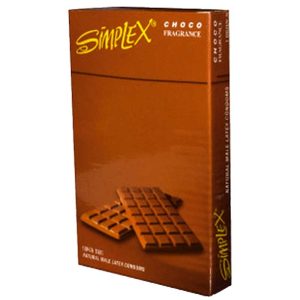 Simplex Flavored Condom CHOCO – 12 Pieces (Super Thin Condoms)