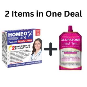 Homeocure Cream & Glupatone – Pack Of 2