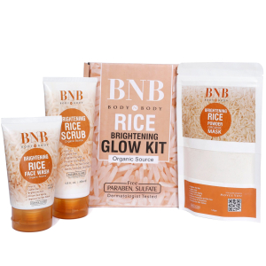 ORIGINAL BNB RICE FACIAL KIT – Rice Extract Bright & Glow Kit