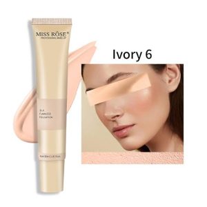 Miss Rose Silk Flawless Foundation Tube - Ivory
